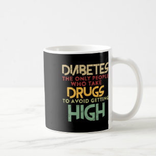 T1d Diabetiker Typ 1 Diabetes Medvetenhet Män Kvin Kaffemugg