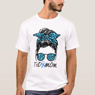 T1D Mamma Messy Bun Typ 1 Diabetesmedvetandegrad M T Shirt