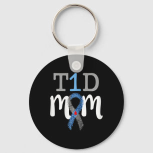 T1D Mamma - Typ 1 Diabetesmedvetande Mamma 1 Nyckelring
