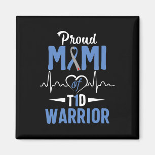 T1d Medvetenhet om diabetes typ 1 Insulin P Magnet