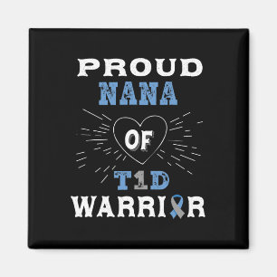 T1d Medvetenhet om diabetes typ 1 Insulin P Magnet