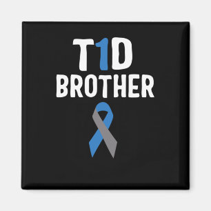 T1d Medvetenhet om diabetes typ 1 Insulin- panel Magnet