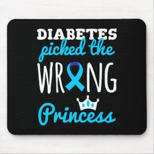 T1d Medvetenhet Princess Girls Diabetic Diabetes A Musmatta