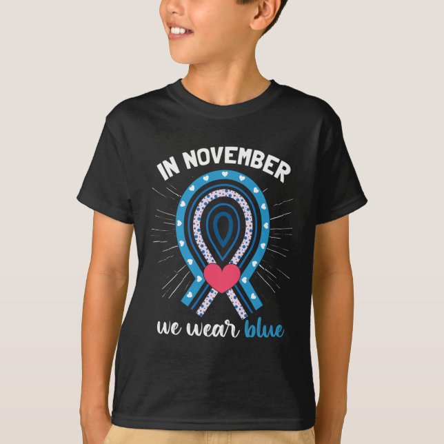 T1d Medvetenhet T Shirt (Framsida)