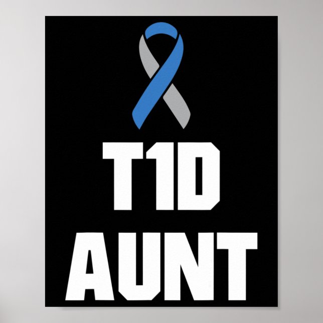 T1d Moster - Medvetenhet om typ 1-diabetes Poster (Framsidan)