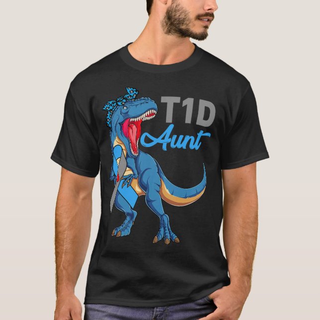 T1D Moster Typ 1 Diabetesmedvetande Månadsdosering T Shirt (Framsida)