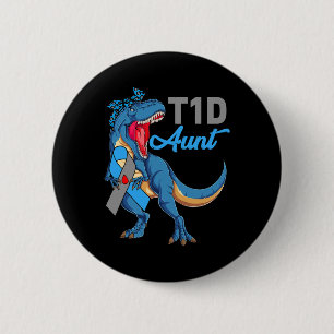 T1d Moster typ 1 Medvetenhet om diabetes Månadsdos Knapp