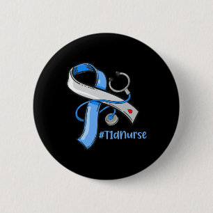T1d Nurse Blue Ribbon Stethoscope Diabetes Awarene Knapp