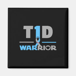T1D OffertRoligt Typ 1 Diabetesmedvetenhet M Magnet