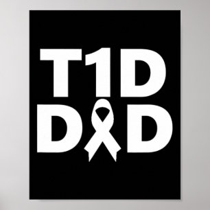 T1d Pappa Diabetes Awareness Poster