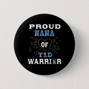 T1D Proud Nana Diabetes Awareness Typ 1 Insulin P Knapp