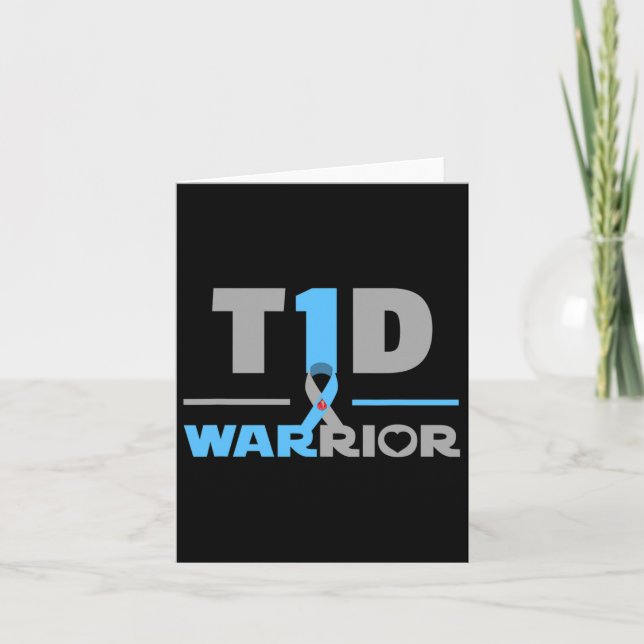 T1d Roligt av typ 1-diabetes Kort (Framsida)