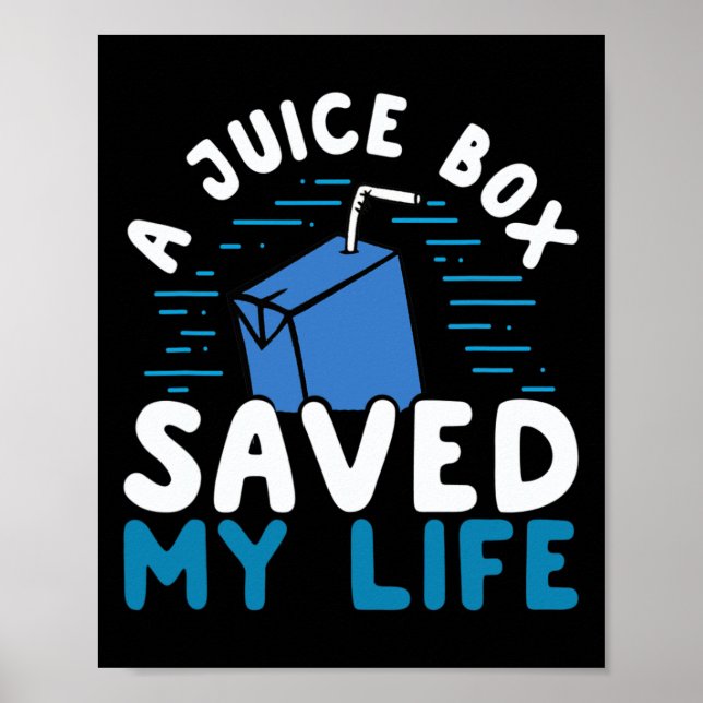 T1d Sjukdomsmedvetandegöringsruta av typ 1 räddade Poster (Framsidan)