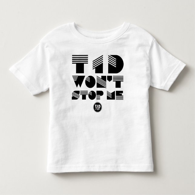 T1d som ska för att inte stoppa mig (svart t shirt (Framsida)