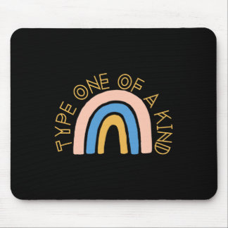 T1D Typ 1 av typ Diabetes Rainbow Awareness Musmatta