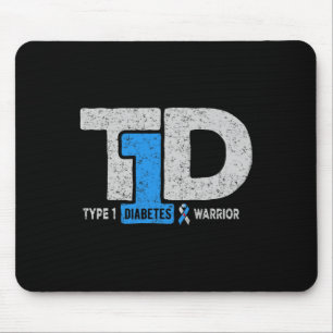 T1d Typ 1 Diabetes Krigare Medvetenhet Diabetisk R Musmatta