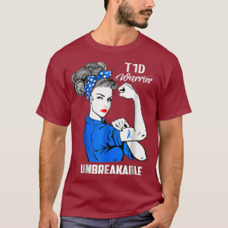 T1D Typ 1-diabetes Medmänsklighet Typ 1-diabetes T Shirt