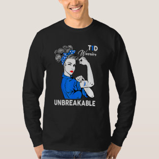 T1D Typ 1-diabetes Medvetenhet Typ 1-diabetes 3 T Shirt