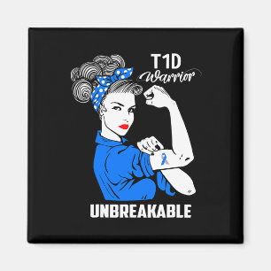 T1d Typ 1 Diabetes Medvetenhet Typ 1 Diabetes Pres Magnet