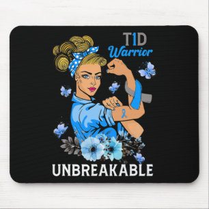 T1D Typ 1-diabetesanfallsmedvetande som inte går a Musmatta