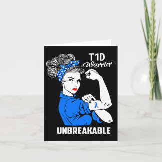 T1d Typ 1 Diabetesmedvetande Typ 1 Diabetesgåva Kort