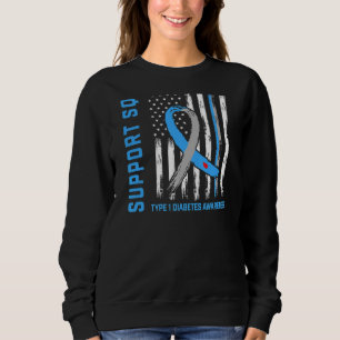 T1D Underbara Flagga för barns diabetesmedvetenhet T Shirt