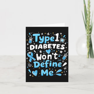 T1d Warrior Insulin Diabetiker Typ 1 Diabetes Kort