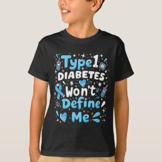 T1d Warrior Insulin Diabetiker Typ 1 Diabetes T Shirt
