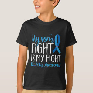 T1D Warrior Min Sons Fight är min kamp mot diabete T Shirt