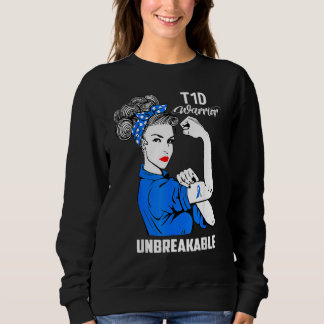 T1d Warrior Obrytable Proud Mamma Diabetes Awaren T Shirt