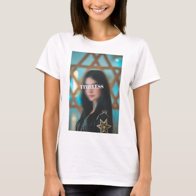 T1MELESS | Feminine Fantasy and Vibe T Shirt (Framsida)