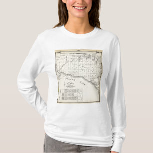 T2021S R2021E Tulare County delar upp kartan T Shirt