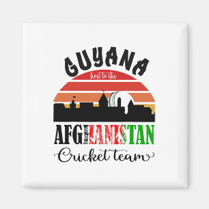T20 Cricket Guyana Värd För Afghanistan Cricket Magnet