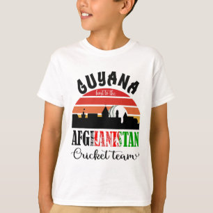 T20 Cricket Guyana Värd För Afghanistan Cricket T Shirt