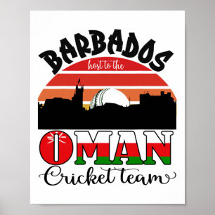 T20 Cricket Rdos är värd för Namibia Cricket Team Poster