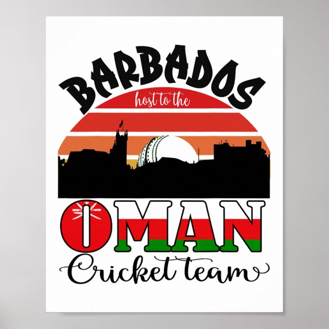 T20 Cricket Rdos är värd för Namibia Cricket Team  Poster (Framsidan)
