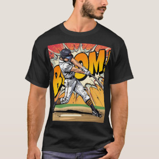 T20-Cricketgrafisk t-shirt för Bat Ball Boom