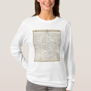 T20S R28E Tulare County delar upp kartan T Shirt