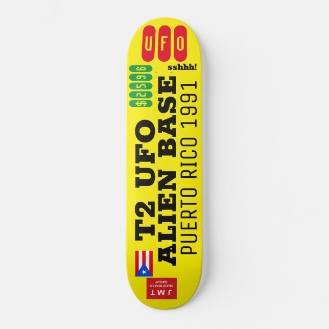 T2 UFO-BAS PR Skateboard (Framsida)