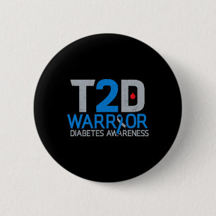 T2d Medvetenhet om diabetes typ 2 Knapp