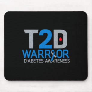 T2d Medvetenhet om diabetes typ 2 Musmatta