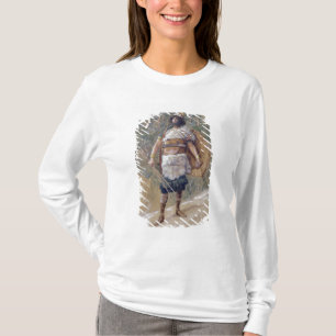 T30121 en gammal testamentkrigare (w/c på papper) t shirt