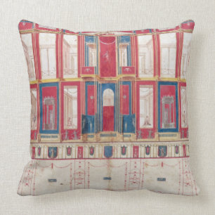 T31456 studie av en romersk Fresco, 1775 (w/c, Kudde