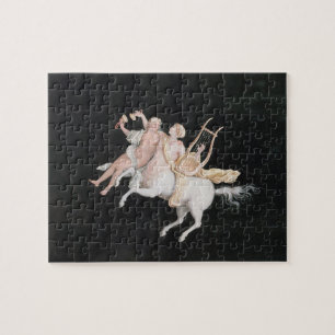 T31466 en kvinnlig kentaur- och följedanandemusik pussel