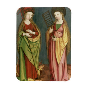T32982 St Margaret av Antioch och St.-tro, c.15 Magnet