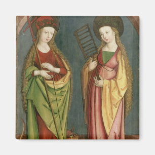 T32982 St Margaret av Antioch och St.-tro, c.15 Magnet