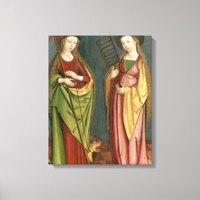 T32982 St. Margaret of Antioch St. Faith, c.15 Canvastryck (Framsida)