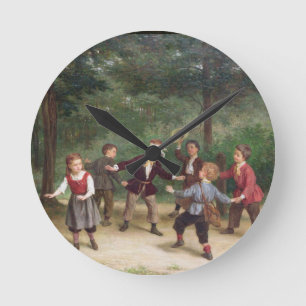 T33268 Blind Man's Buff 91316me; barn; lek Rund Klocka