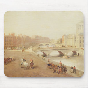 T34018 floden Liffey och lagdomstolarna, Dublin Musmatta