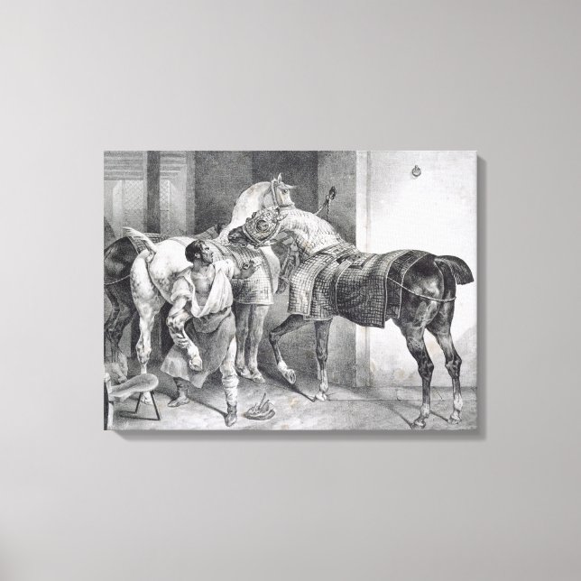 T34894 The English Farrier, 1822 (litho) Canvastryck (Framsida)
